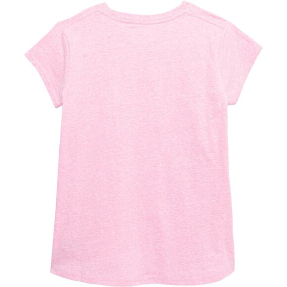 Carhartt Little Girls Pink Core Logo Short Sleeve T-Shirt Size 5 NEW - Picture 2 of 2